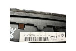 Volkswagen PASSAT B6 Revêtement pommeau de levier de vitesses cuir 3C0864263A