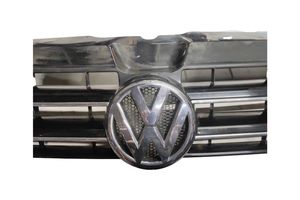 Volkswagen Transporter - Caravelle T5 Grille calandre supérieure de pare-chocs avant 7E5853651D