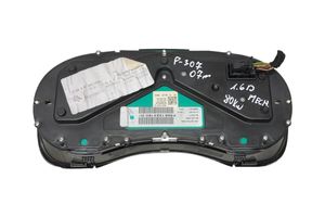 Peugeot 307 Compteur de vitesse tableau de bord P9661323180