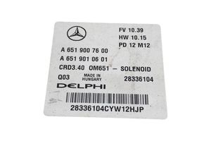 Mercedes-Benz B W246 W242 Moottorin ohjainlaite/moduuli A6519007600