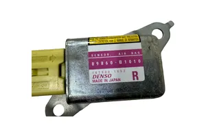 Daihatsu Sirion Sensor impacto/accidente para activar Airbag 89860B1010