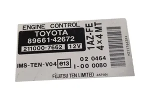 Toyota RAV 4 (XA20) Calculateur moteur ECU 8966142672