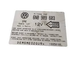 Volkswagen Transporter - Caravelle T4 Sterownik / Moduł Airbag 6N0909603