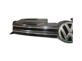 Volkswagen Golf VI Rejilla superior del radiador del parachoques delantero 1K9853653A