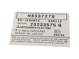Mitsubishi Pajero Unità principale autoradio/CD/DVD/GPS MR337278