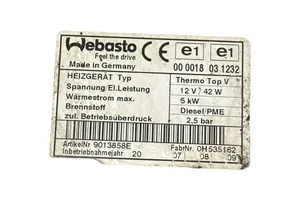 Volkswagen PASSAT B6 Unité de préchauffage auxiliaire Webasto 3C0815065H