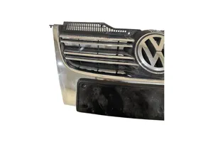 Volkswagen Golf V Front bumper upper radiator grill 1K5853653C
