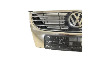 Volkswagen Touran I Grille calandre supérieure de pare-chocs avant 1T0853651GM