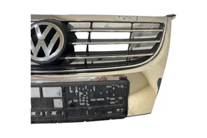 Volkswagen Touran I Grille calandre supérieure de pare-chocs avant 1T0853651GM