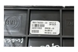 Citroen Berlingo Climate control unit 9681798380