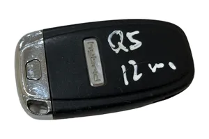 Audi Q5 SQ5 Užvedimo raktas (raktelis)/ kortelė 4G0959754CK