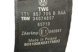 Volkswagen Touran I Pas bezpieczeństwa fotela przedniego 1T1857705B