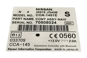 Nissan Qashqai Stacja multimedialna GPS / CD / DVD 25915JG40B