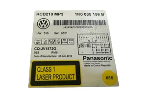 Volkswagen Caddy Unité principale radio / CD / DVD / GPS 1K0035156B
