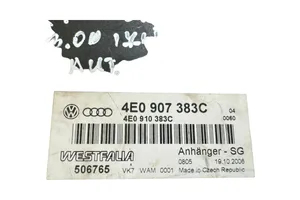 Audi Q7 4L Muut ohjainlaitteet/moduulit 4E0907383C