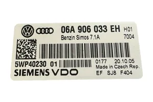 Audi A3 S3 8P Moottorin ohjainlaite/moduuli 06A906033EH