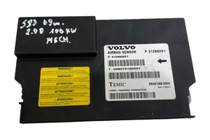 Volvo S80 Turvatyynyn ohjainlaite/moduuli 31288291