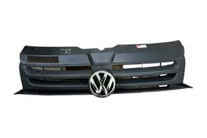 Volkswagen Transporter - Caravelle T5 Grille calandre supérieure de pare-chocs avant 7E0853653