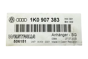 Volkswagen PASSAT B6 Centralina/modulo rimorchio barra di traino 1K0907383