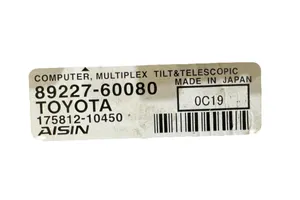 Toyota Land Cruiser (J150) Ohjauspyörän kulma-anturi 8922760080