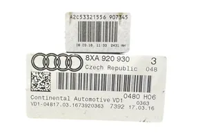 Audi A1 Tachimetro (quadro strumenti) 8XA920930