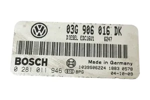 Skoda Octavia Mk2 (1Z) Calculateur moteur ECU 03G906016DK