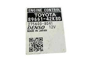 Toyota RAV 4 (XA40) Engine control unit/module 8966142K80