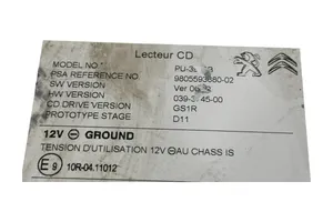 Peugeot 308 Navigaatioyksikkö CD/DVD-soitin 9805593680