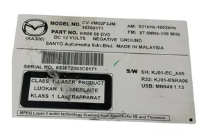 Mazda CX-5 Unité principale radio / CD / DVD / GPS CVVM02F3JM