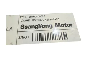 SsangYong Kyron Panel klimatyzacji 6870009020