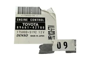 Toyota RAV 4 (XA20) Engine control unit/module 8966142780