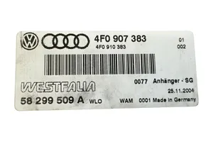 Audi A6 S6 C6 4F Sterownik / Moduł haka holowniczego 4F0907383