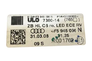 Audi A6 S6 C6 4F Feux arrière / postérieurs 4F5945096N