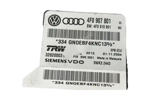 Audi A6 S6 C6 4F Käsijarrun ohjainlaite 4F0907801