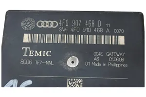 Audi A6 S6 C6 4F Gateway control module 4F0907468D