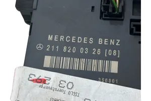 Mercedes-Benz E W211 Sterownik / Moduł drzwi 2118200326