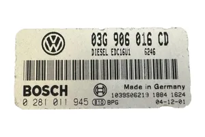 Volkswagen Touran I Unidad de control/módulo del motor 03G906016CD