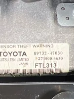 Toyota Prius (XW30) Illuminazione sedili anteriori 2710004650