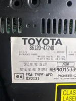 Toyota Prius (XW20) Radio/CD/DVD/GPS-pääyksikkö 8612047240