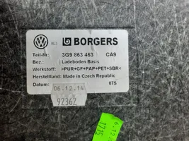 Volkswagen PASSAT B8 Tavaratilan pohjan tekstiilimatto 3G9863463