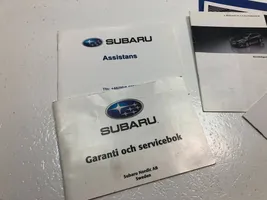 Subaru Outback Carnet d'entretien d'une voiture 