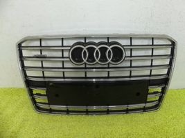 Audi A8 S8 D4 4H Maskownica / Grill / Atrapa górna chłodnicy 4h0853651aa