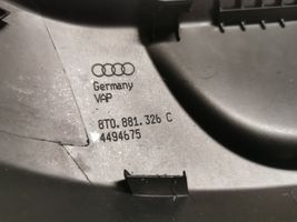 Audi A5 8T 8F Cornice di rivestimento della regolazione del sedile della portiera anteriore 8T0881326C