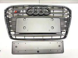 Audi A5 8T 8F Rejilla superior del radiador del parachoques delantero 8T0853651N