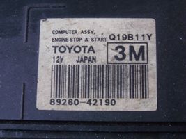 Toyota RAV 4 (XA50) Module de commande marche/arrêt 8926042190