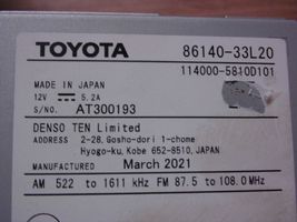 Toyota Camry VIII XV70  Radio/CD/DVD/GPS-pääyksikkö 8614033L20