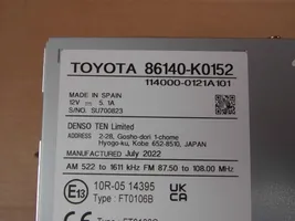 Toyota Yaris Radio/CD/DVD/GPS-pääyksikkö 86140K0152