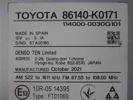 Toyota Yaris XP210 Unité principale radio / CD / DVD / GPS 86140K0171