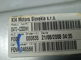 KIA Sportage Mechanizm podnoszenia szyby tylnej bez silnika 834700Z000