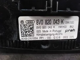 Audi Q2 - Ilmastoinnin ohjainlaite 8V0820043K